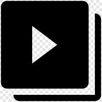 video, playlist, video editor, video maker icon svg