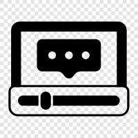 video player, communication, player, video icon svg