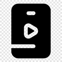 video player, video player for android, video player for ipad, video icon svg