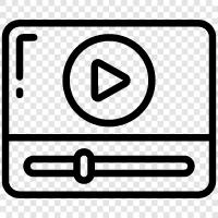 video player, online video player, online video, online player icon svg