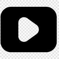 Videoplayersoftware, Filmplayersoftware, Hulu, YouTube symbol