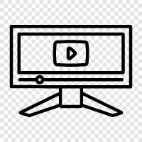 video training, online video, how to video, Video Lesson icon svg