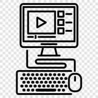 video tutorial, how to, how to video, how to video tutorial icon svg