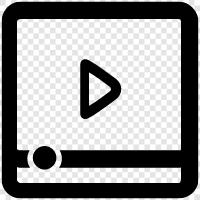 video, streaming, online, website icon svg