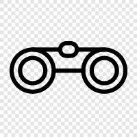 viewing, optics, magnification, telescopes icon svg