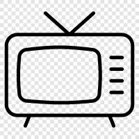 vintage television, early television, classic television, golden age of television icon svg