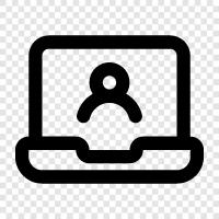 virtual meeting, web meeting, video meeting, teleconference icon svg