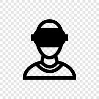 Sanal Gerçeklik, Yükseltilmiş Gerçeklik, Headset, Google Cardboard ikon svg