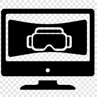 virtual reality, virtual reality headset, vr headset, virtual reality games icon svg