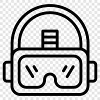 Virtual Reality, 3D Glasses, Gaming Glasses, Google Cardboard icon svg