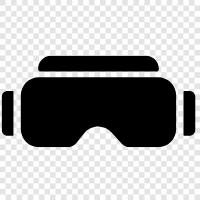 Virtual Reality, Augmented Reality, Headset, VR Glasses icon svg