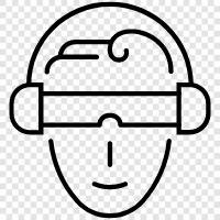 virtual reality, virtual reality headset, virtual reality games, virtual reality movies icon svg