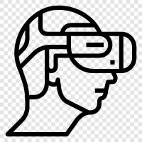 virtual reality, gaming, immersive, VR games icon svg