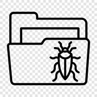 Virus, Malware, Infektion, ComputerInfektion symbol