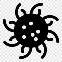 virus, respiratory, illness, pneumonia icon svg