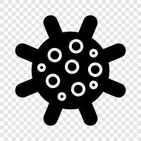 virus, severe acute respiratory syndrome, SARS, pandemic icon svg