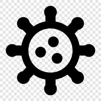 virus, respiratory, illness, fever icon svg