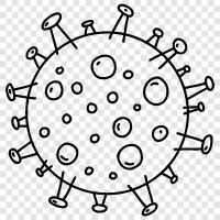 virus, respiratory, pandemic, A(H7N9) icon svg