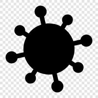 virus, cold, flu, pneumonia icon svg