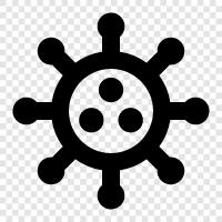 virus, respiratory, cold, flu icon svg