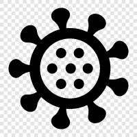 virus, respiratory, infection, pneumonia icon svg