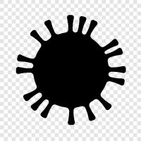 Virus, Erkältung, Grippe, SARS symbol