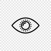 vision, sight, eyeball, optical icon svg