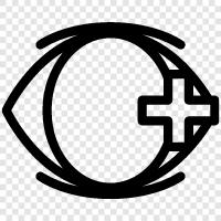 vision care, eye care, ophthalmology, optometry icon svg