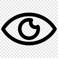 vision, how to see, how to keep, Eye icon svg