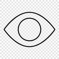 Vision, Eyesight, Vision problems, Eye care icon svg