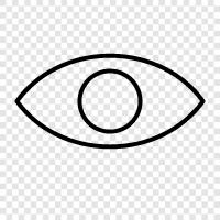 vision, optical, sight, eyeball icon svg