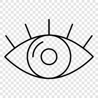 vision, glasses, contact lenses, surgery icon svg