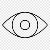 vision, iris, eyeball, retina icon svg