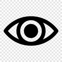 vision, optical, sight, eyesight icon svg