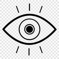 vision, retina, disorders of the eye, Eye icon svg