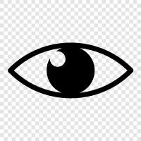 vision, sight, optical, retina icon svg