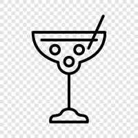 vodka, gin, dry vermouth, sweet vermouth icon svg