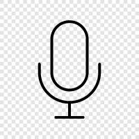 voice, recording, audio, podcast icon svg