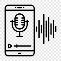 voice, settings, microphone, speaker icon svg