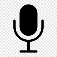 voice, recording, audio, audio input icon svg