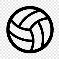 volleyball, sports, activity, volleyball ball icon svg