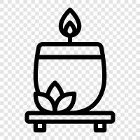 votive candle, scented candle, soy candle, beeswax candle icon svg