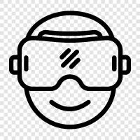 gaming, headsets, video, Virtual Reality icon svg