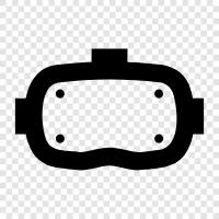 vr, Virtual Reality, Virtual Reality Headset, 3D symbol