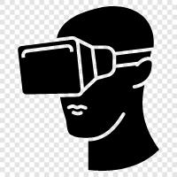 VR, Headsets, Gaming, 3D symbol