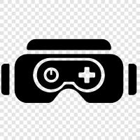 vr, gaming, virtual reality, 3d symbol