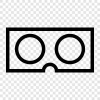 video games, 360 video, 3D movies, Google Cardboard icon svg