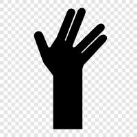 vulcan hand, hand gesture, sign language, communication icon svg