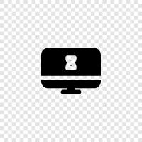 Waiting, Computer, Waiting For, Computer Wait icon svg