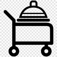 waitstaff, food, restaurant, delivery icon svg
